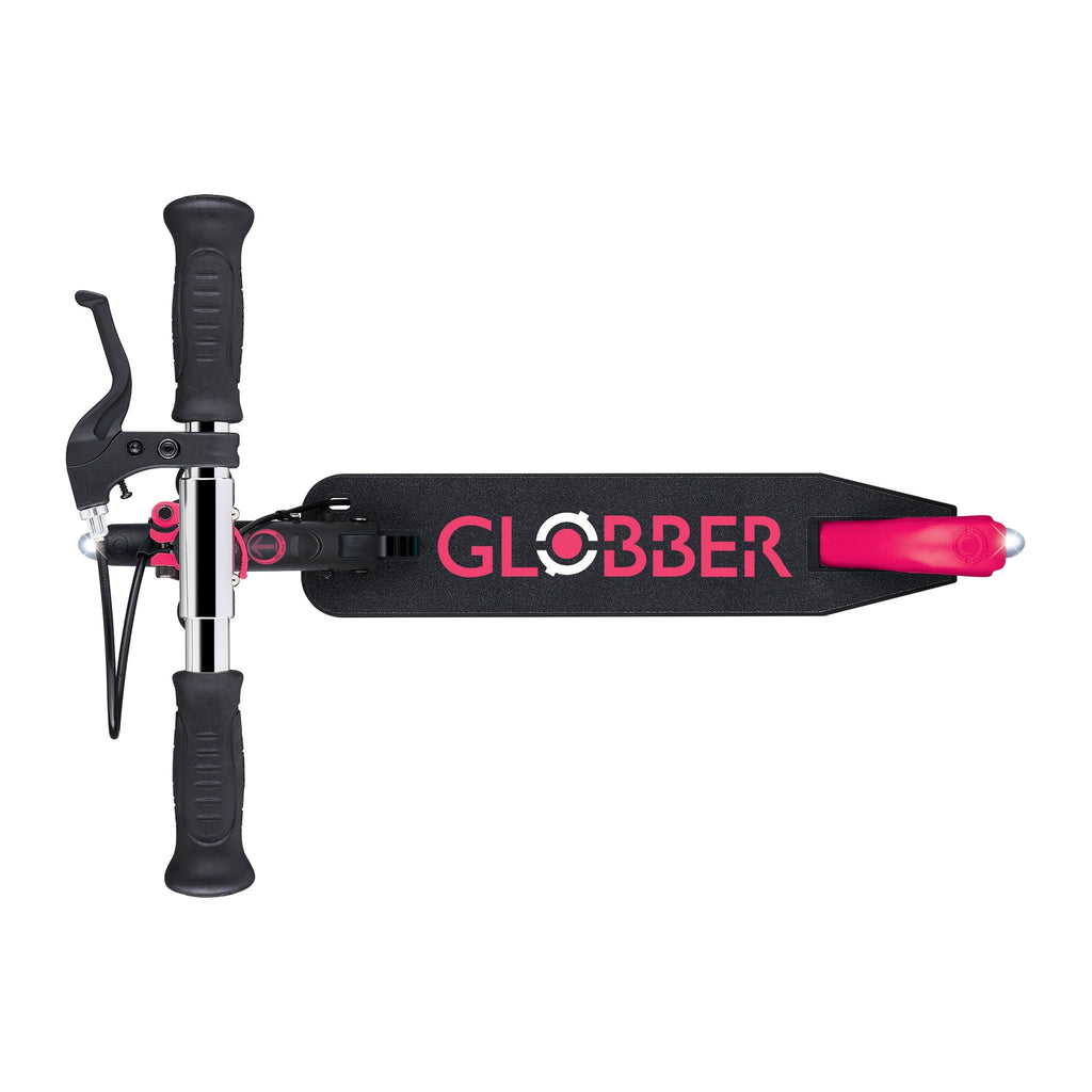 Scooter Infantil Globber Flow Element Junior Lights Black Pink (vista de detalle 6)