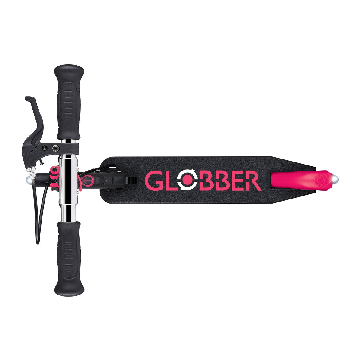 Scooter Infantil Globber Flow Element Junior Lights Black Pink (vista de detalle 6)
