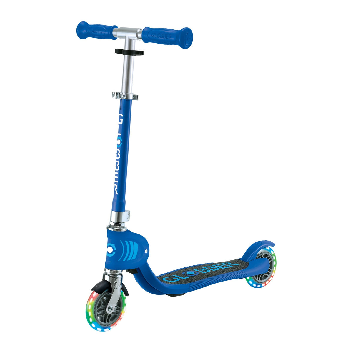 Scooter Infantil Globber Flow Foldable Junior Lights Navy Blue