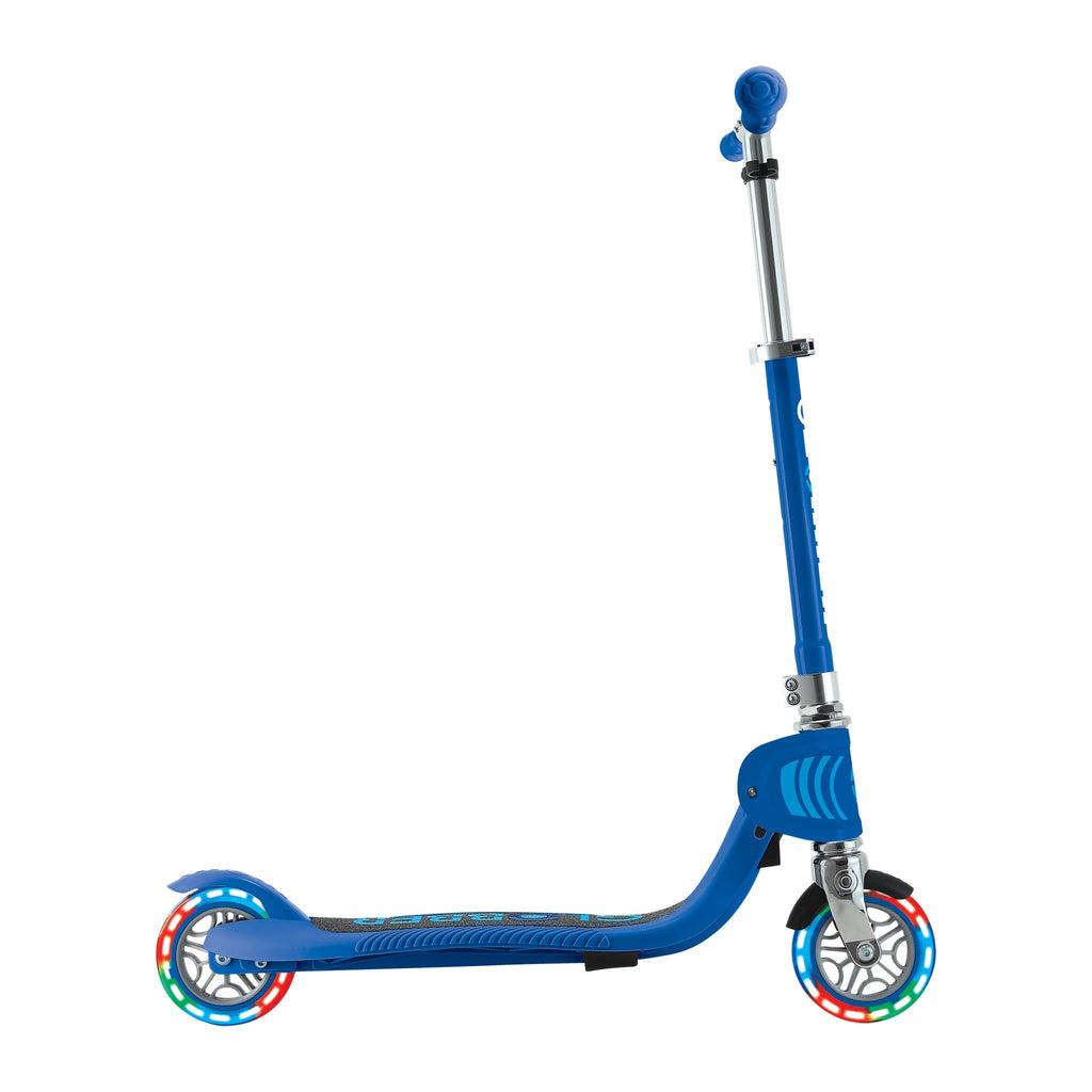 Scooter Infantil Globber Flow Foldable Junior Lights Navy Blue (vista de detalle 2)
