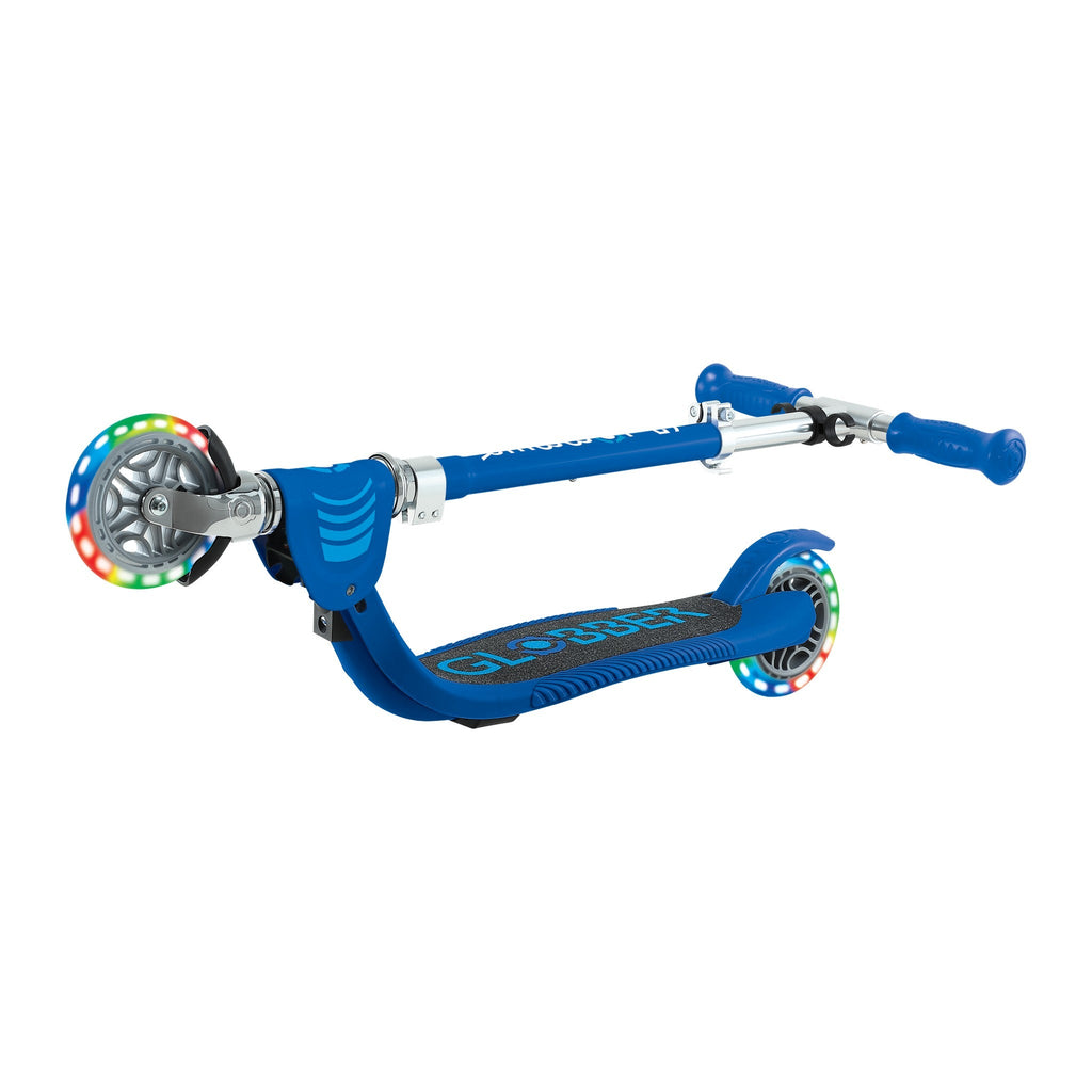 Scooter Infantil Globber Flow Foldable Junior Lights Navy Blue (vista de detalle 8)
