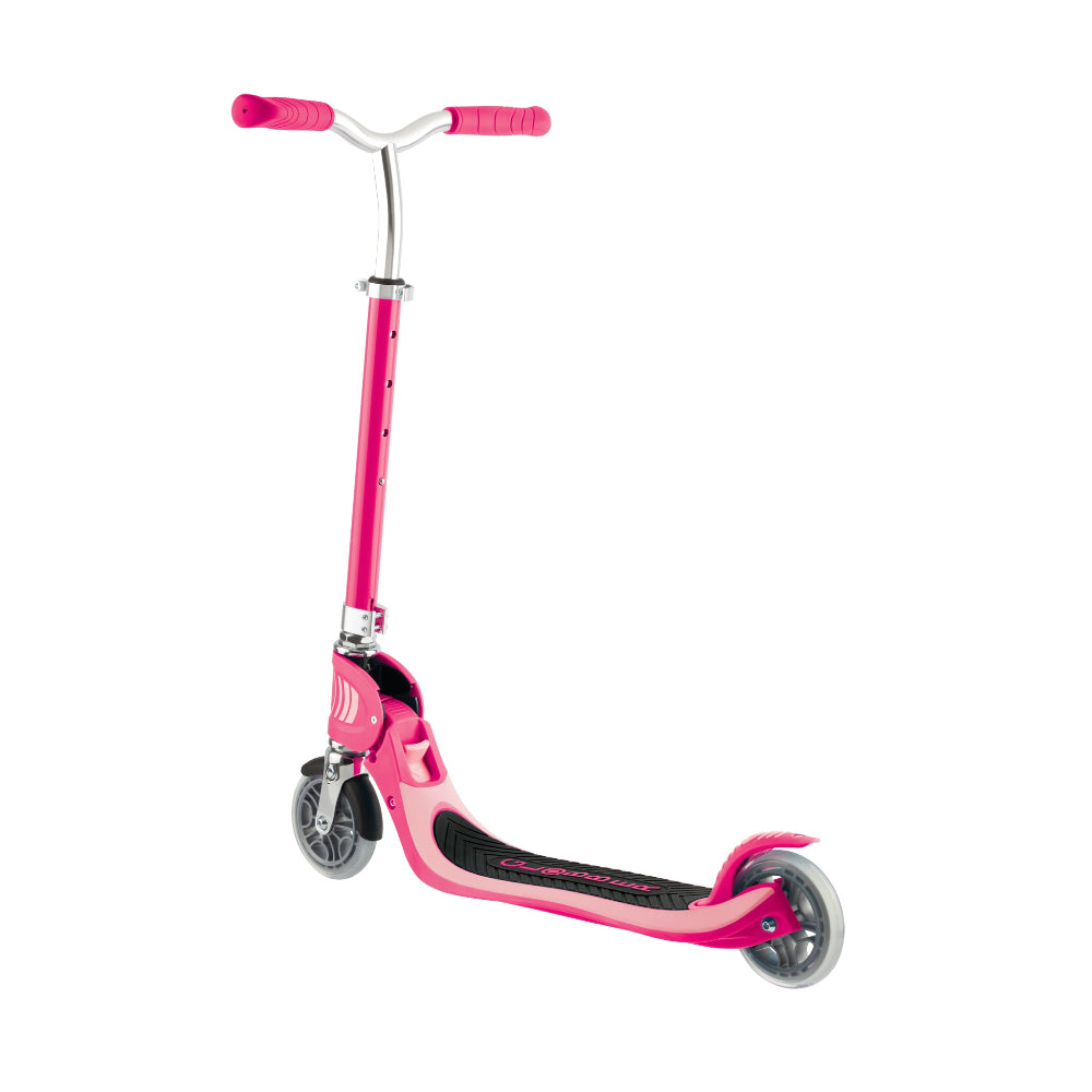 Scooter Infantil Globber Flow Junior Plegable con Luces LED Fuchsia