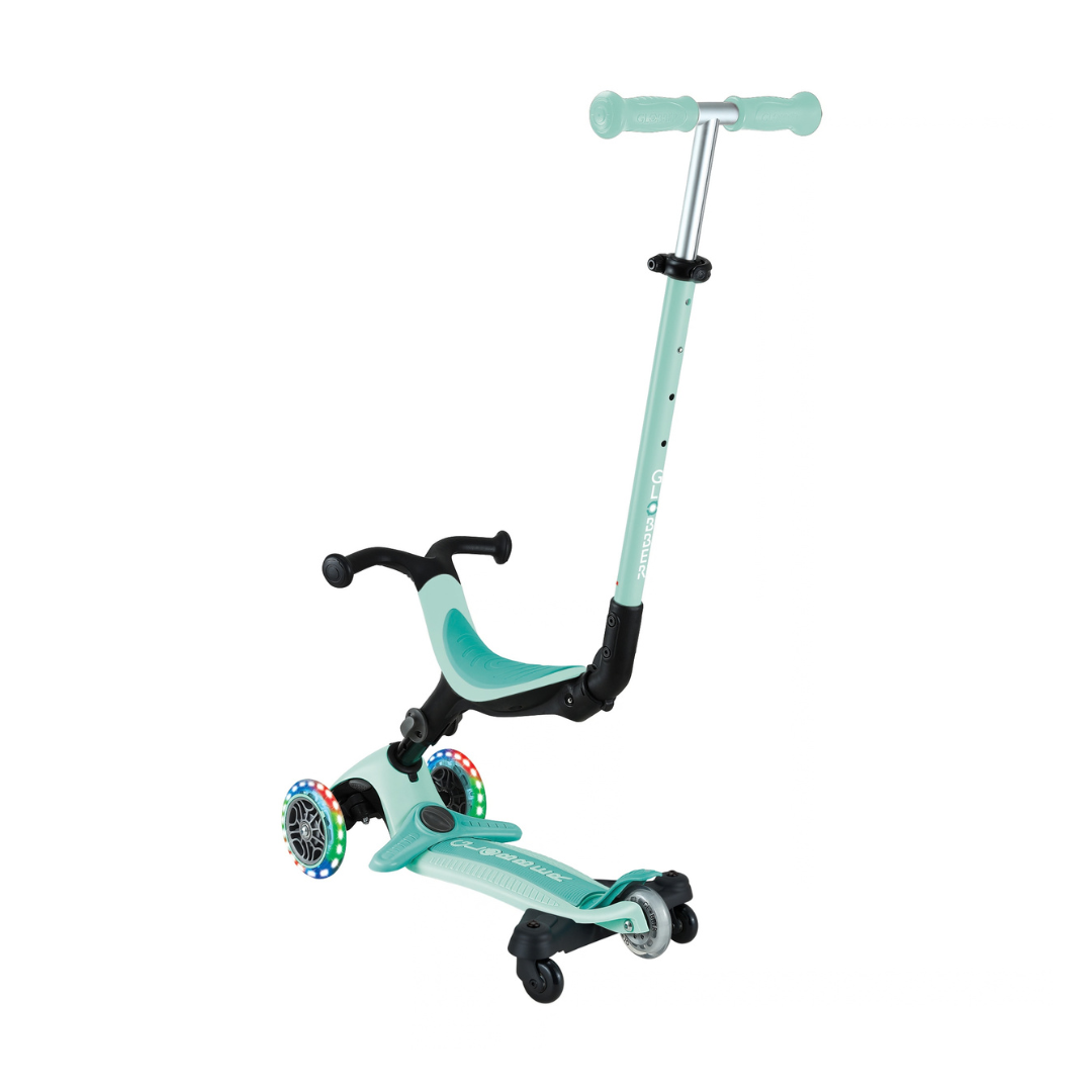 Scooter 3 en 1 Globber Go Up Sporty Lights 360 Dark Mint (vista de detalle 9)