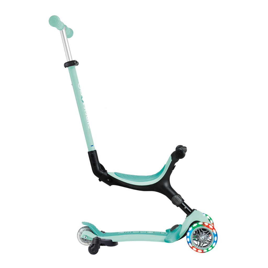Scooter 3 en 1 Globber Go Up Sporty Lights 360 Dark Mint (vista de detalle 2)