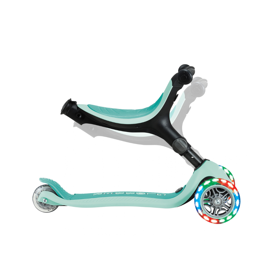 Scooter 3 en 1 Globber Go Up Sporty Lights 360 Dark Mint (vista de detalle 4)