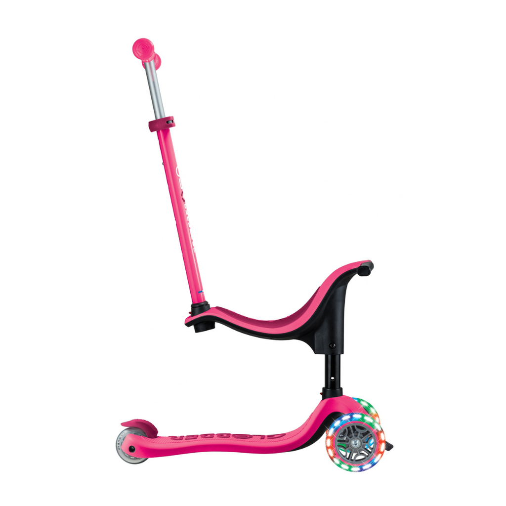 Scooter 3 en 1 Globber Go Up Sporty Lights Dark Pink (vista de detalle 3)