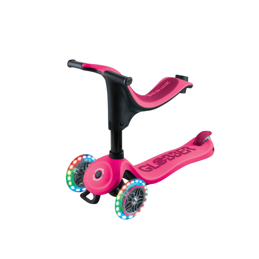 Scooter 3 en 1 Globber Go Up Sporty Lights Dark Pink (vista de detalle 8)