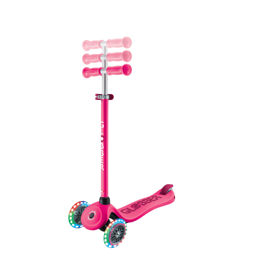Scooter 3 en 1 Globber Go Up Sporty Lights Dark Pink (vista de detalle 6)
