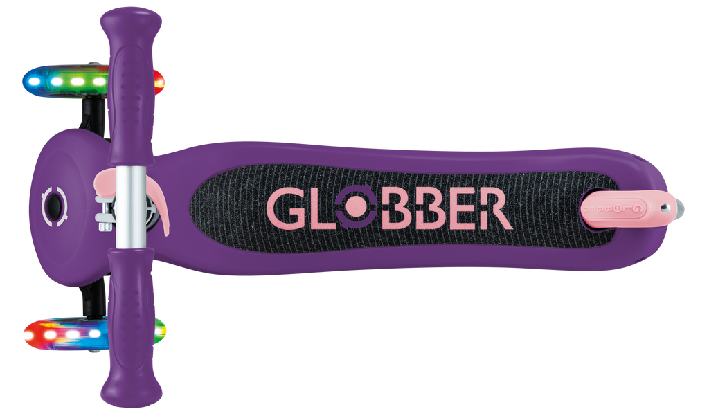 Scooter Infantil Globber Primo Lights Dark Purple