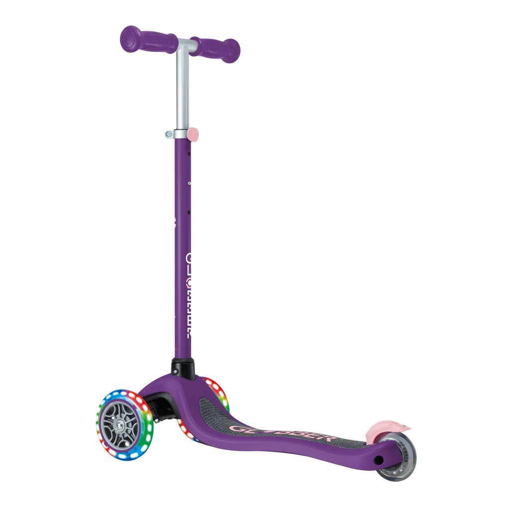 Scooter Infantil Globber Primo Lights Dark Purple