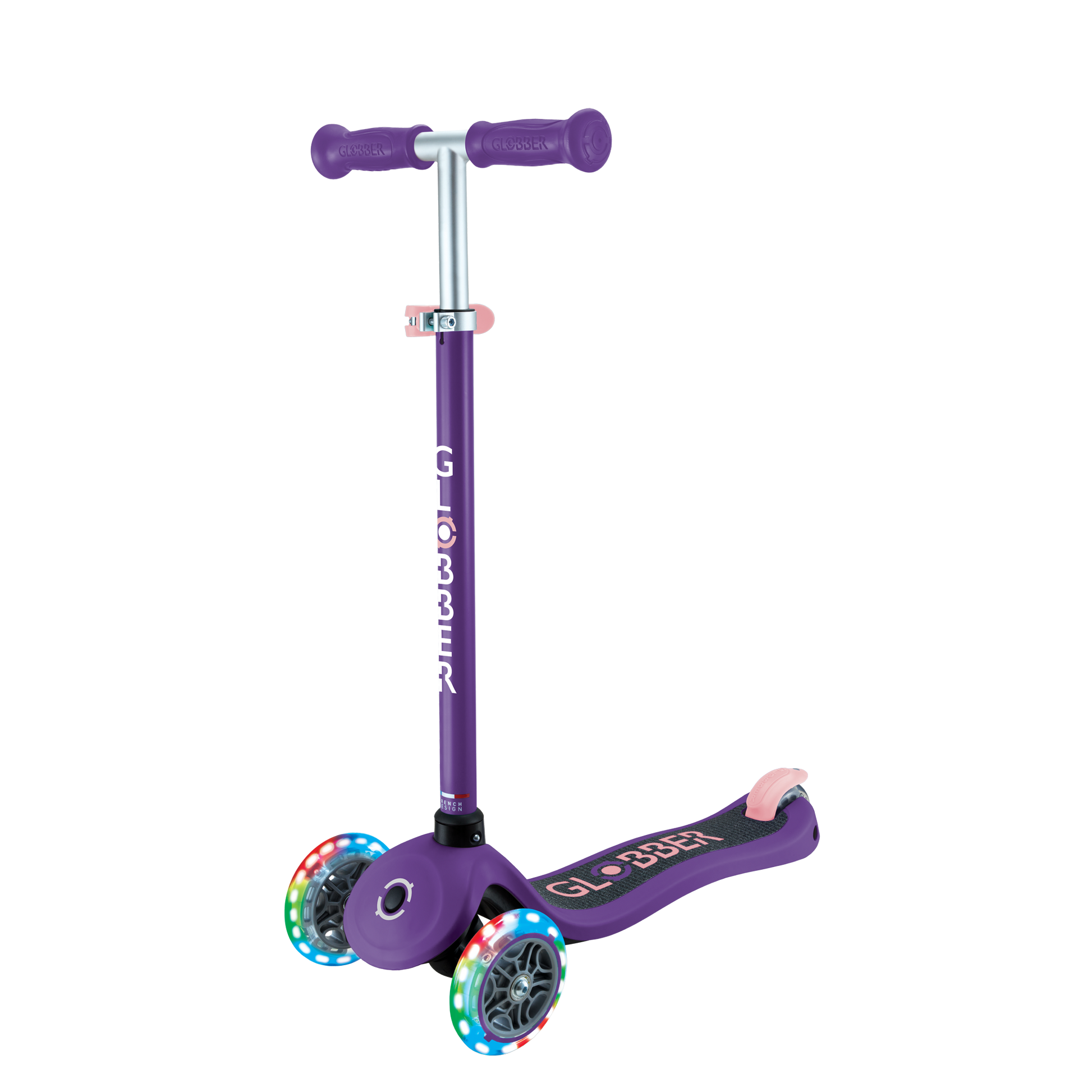 Scooter Infantil Globber Primo Lights Dark Purple