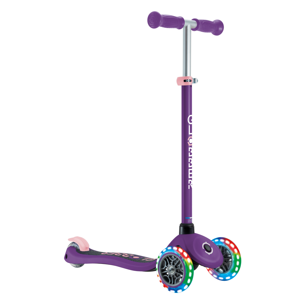 Scooter Infantil Globber Primo Lights Dark Purple