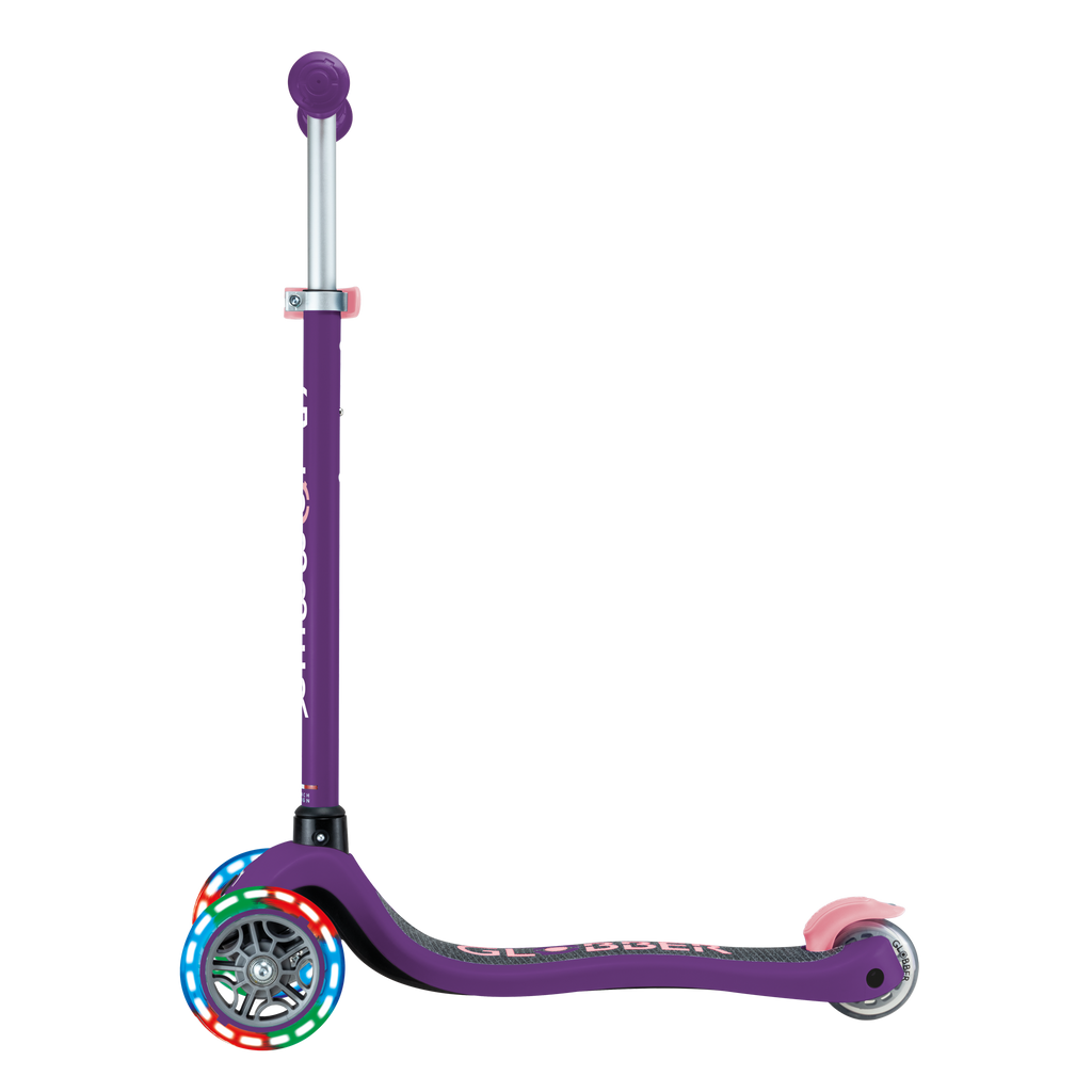 Scooter Infantil Globber Primo Lights Dark Purple