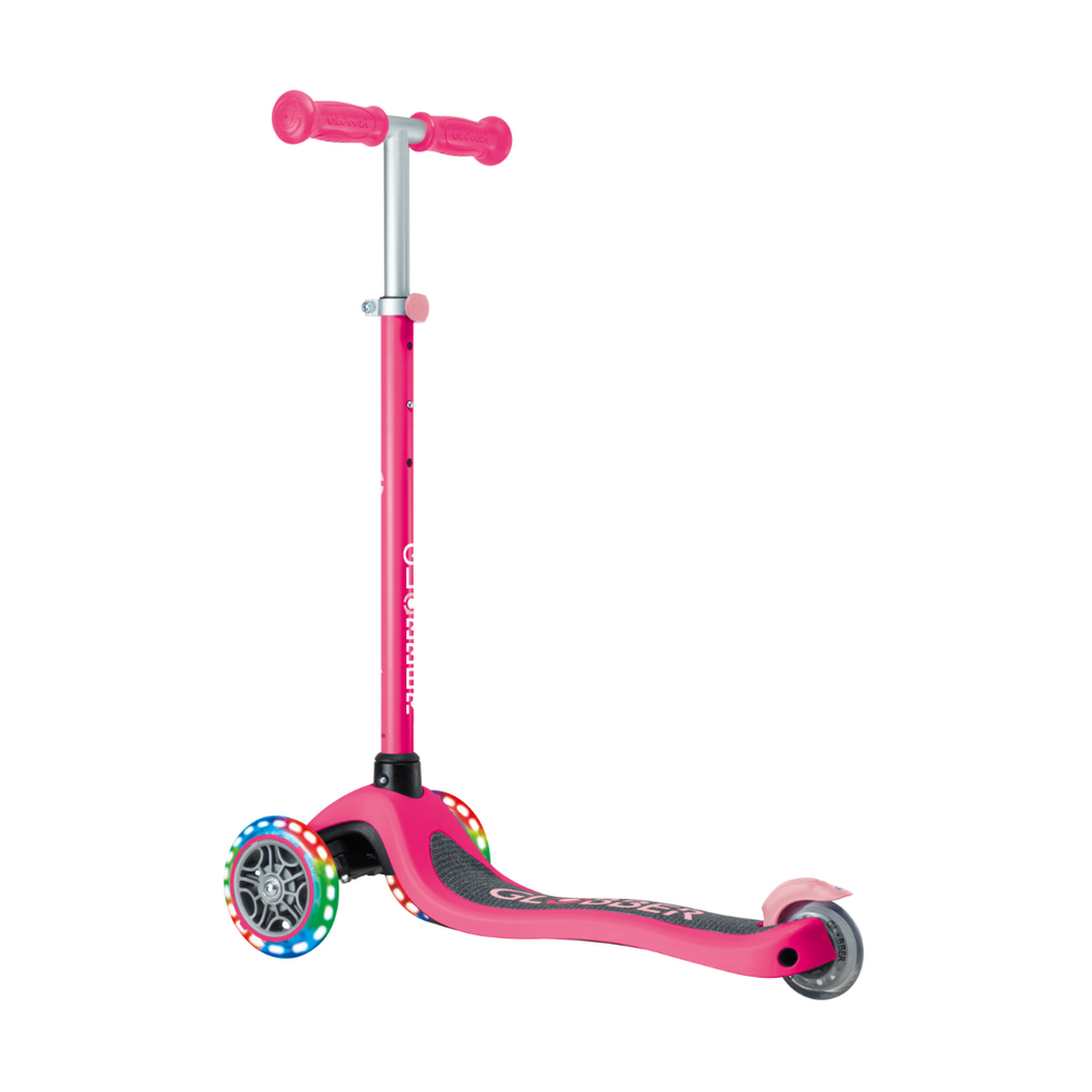 Scooter Infantil Globber Primo Lights Fuchsia (vista de detalle 3)