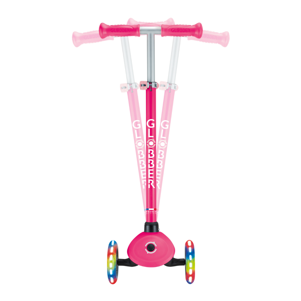Scooter Infantil Globber Primo Lights Fuchsia (vista de detalle 5)