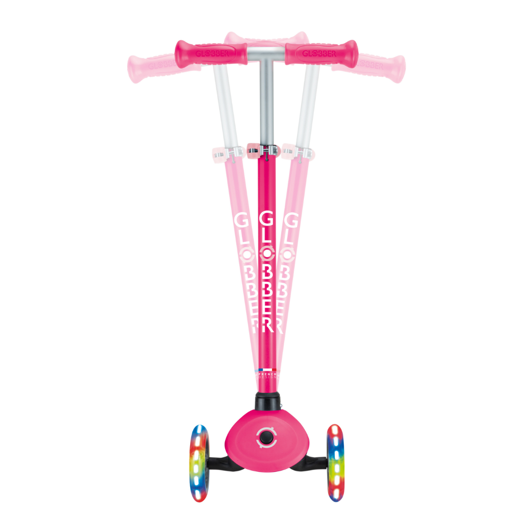 Scooter Infantil Globber Primo Lights Fuchsia (vista de detalle 5)