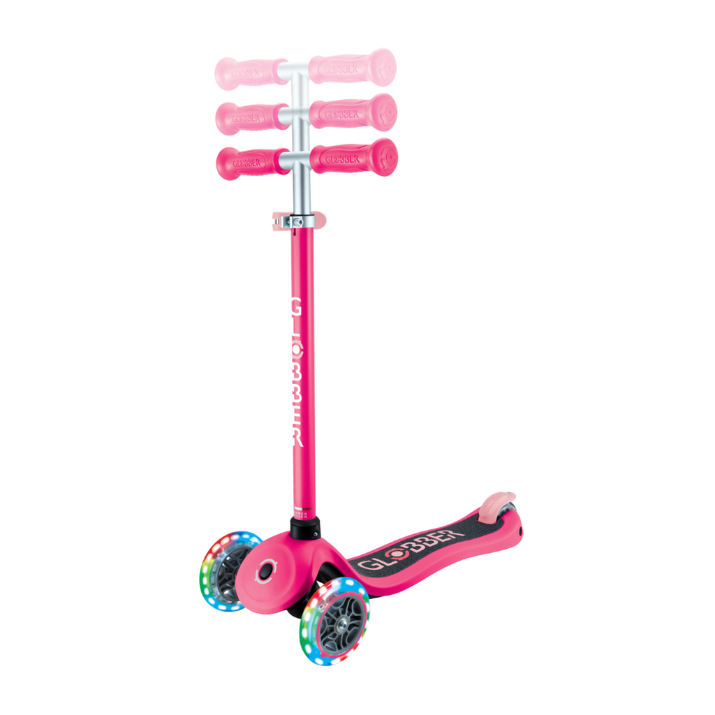 Scooter Infantil Globber Primo Lights Fuchsia (vista de detalle 2)