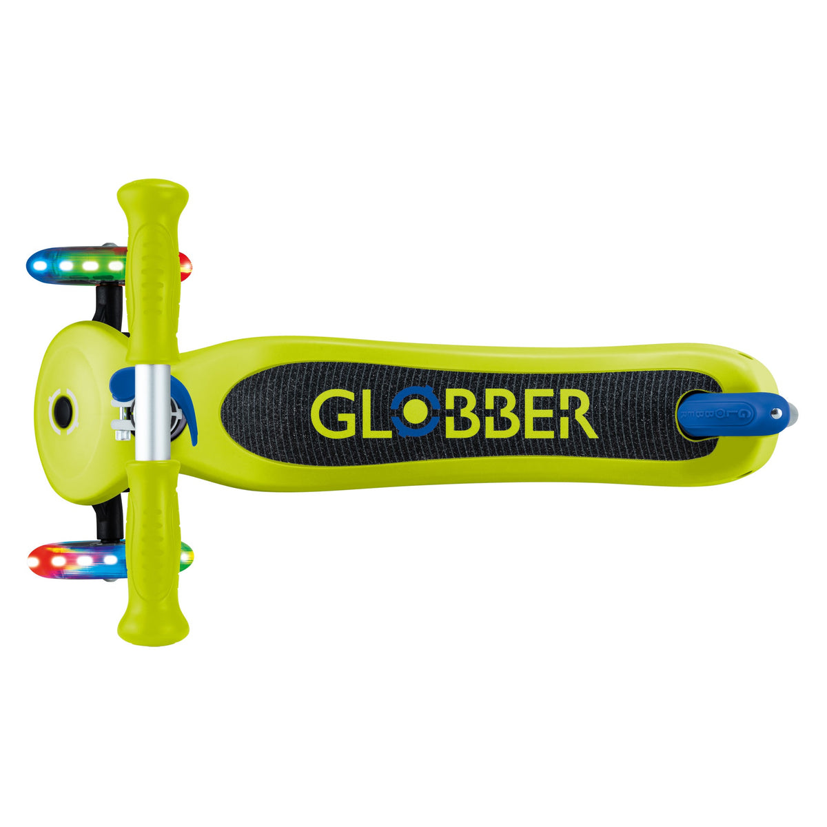 Scooter Infantil Globber Primo Lights Lime Green Navy Blue (vista de detalle 5)