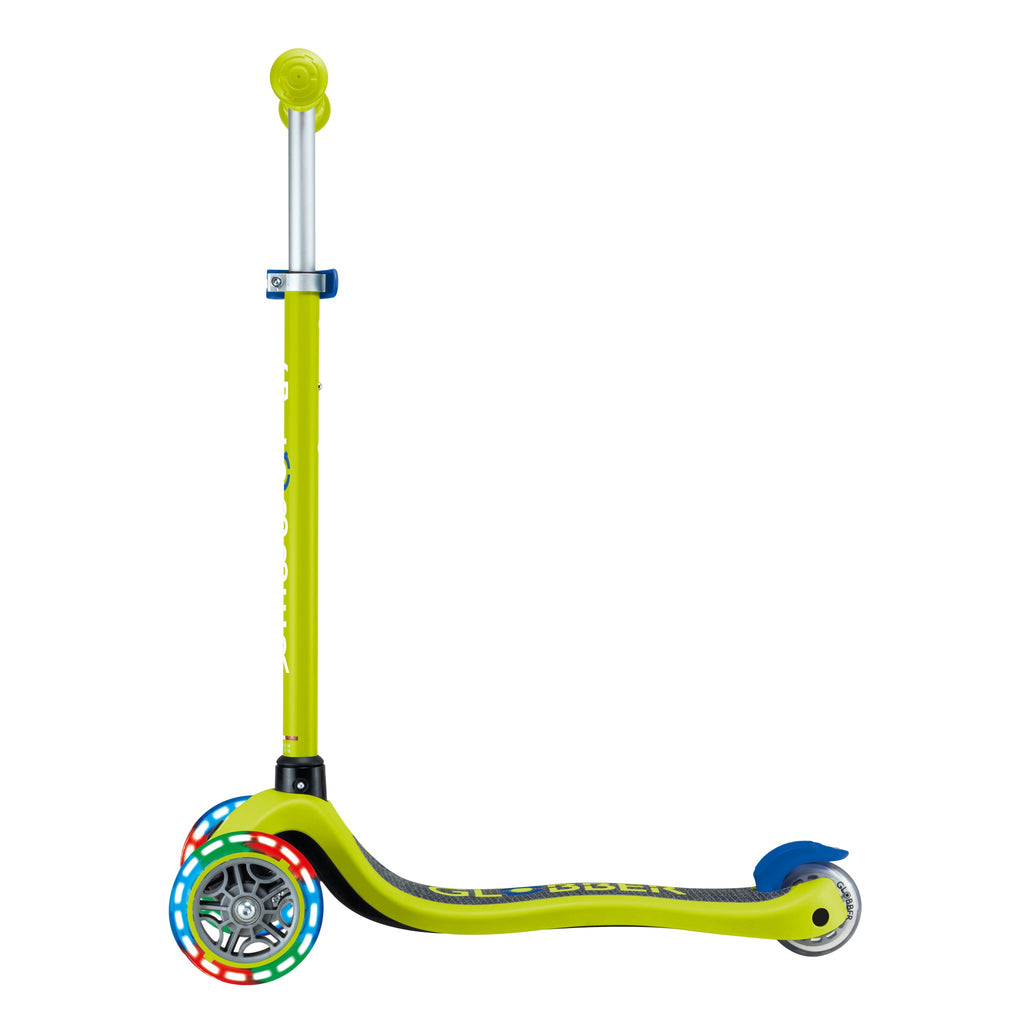 Scooter Infantil Globber Primo Lights Lime Green Navy Blue (vista de detalle 6)