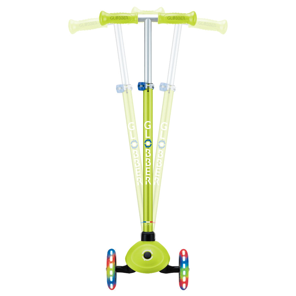 Scooter Infantil Globber Primo Plus Lights Lima Green
