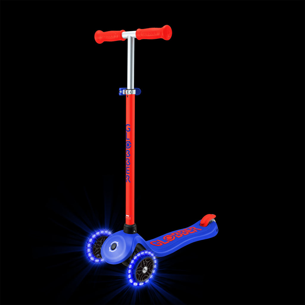 Scooter Infantil Globber Primo Plus Lights Neon Blue (vista de detalle 3)