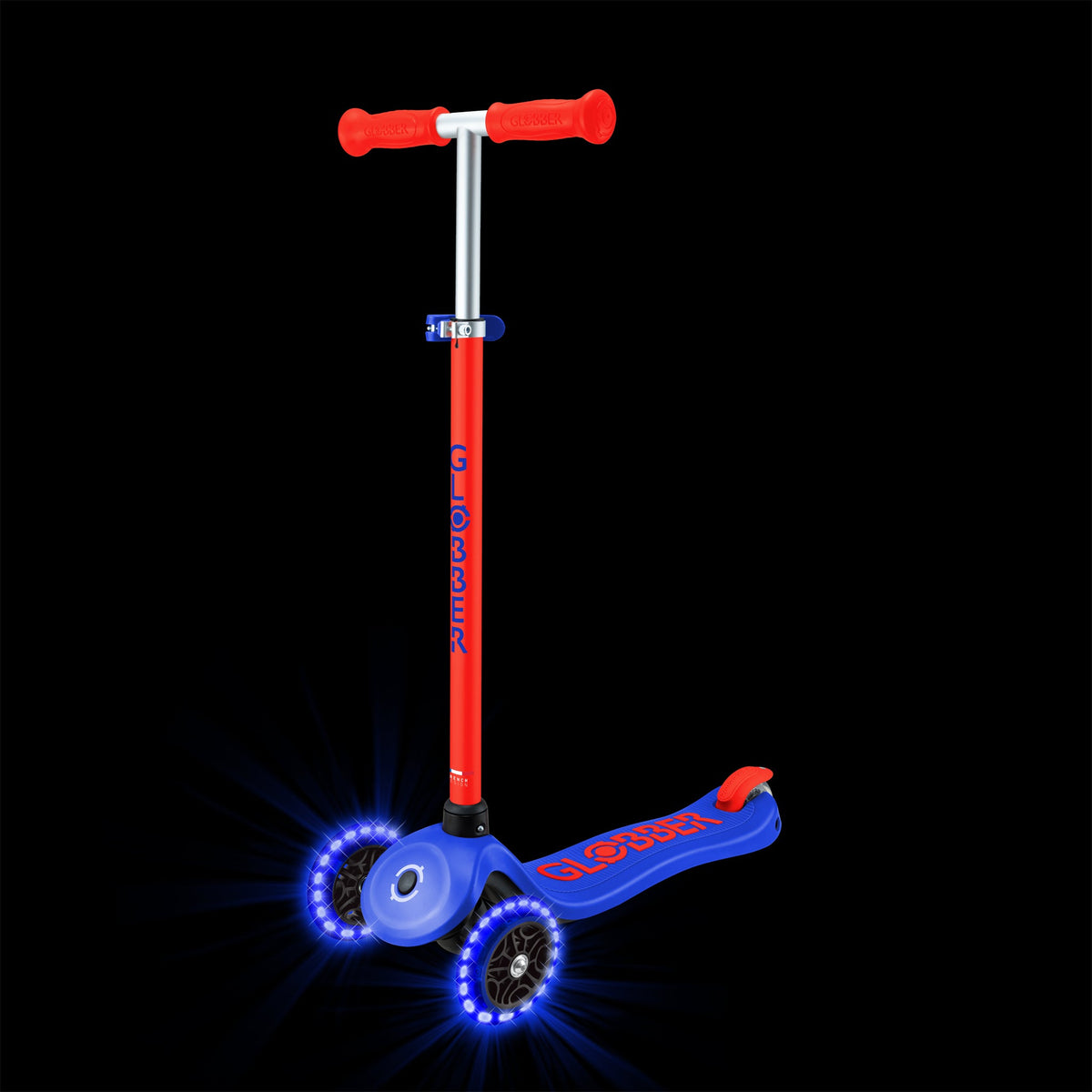 Scooter Infantil Globber Primo Plus Lights Neon Blue (vista de detalle 3)