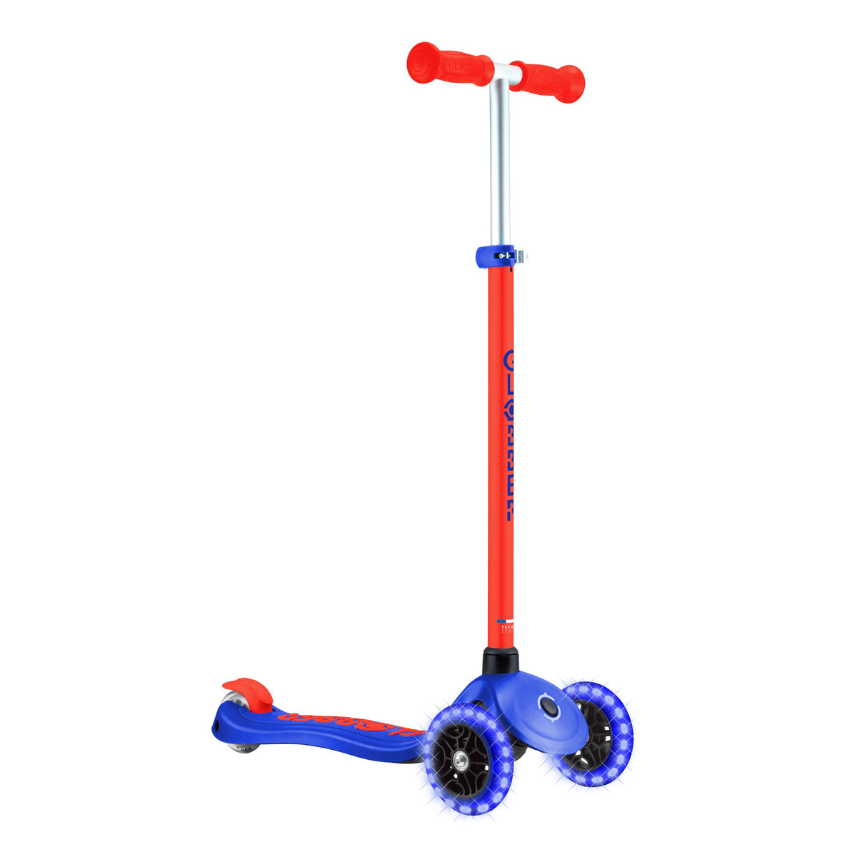 Scooter Infantil Globber Primo Plus Lights Neon Blue
