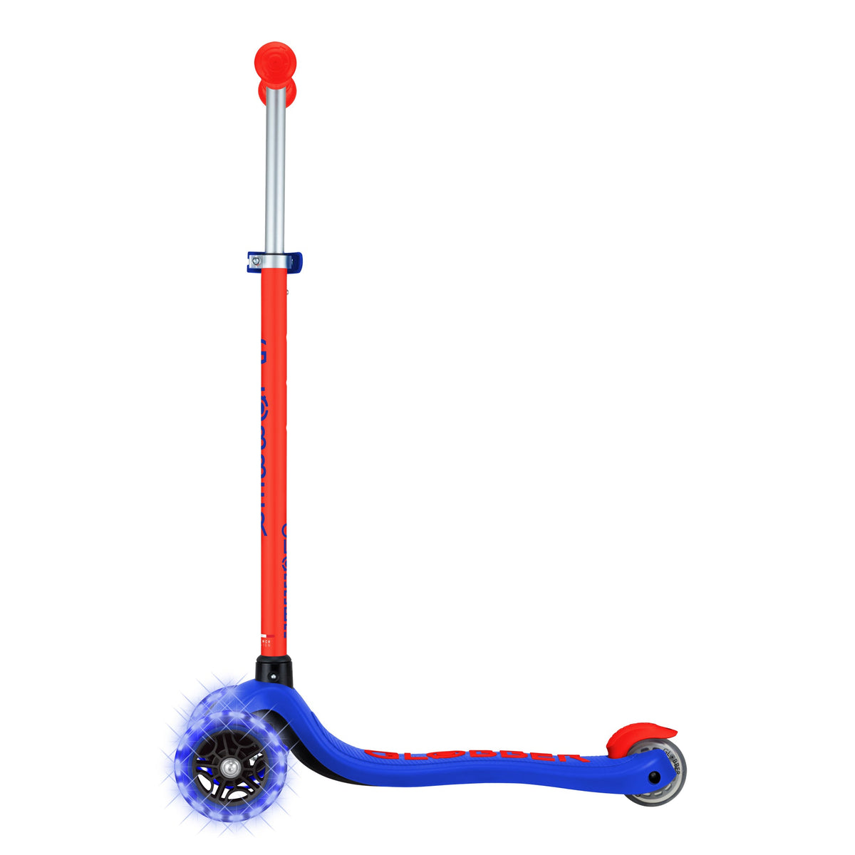 Scooter Infantil Globber Primo Plus Lights Neon Blue (vista de detalle 7)