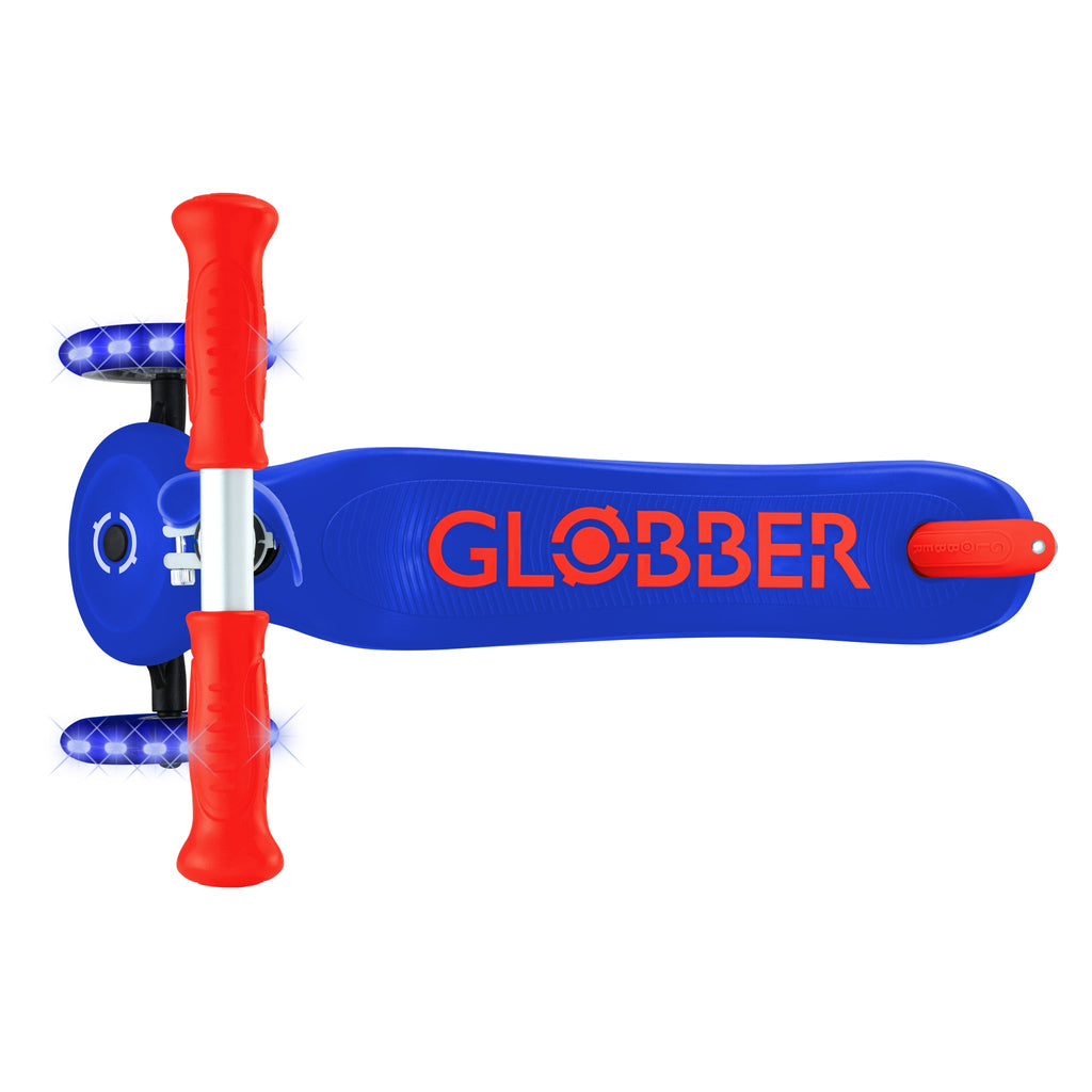 Scooter Infantil Globber Primo Plus Lights Neon Blue (vista de detalle 8)