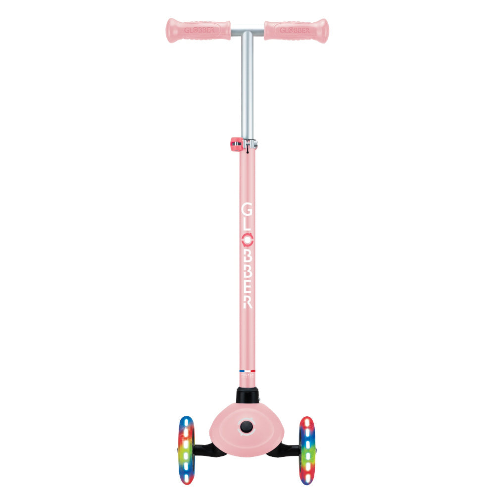 Scooter Infantil Globber Primo Plus Lights Pastel Pink