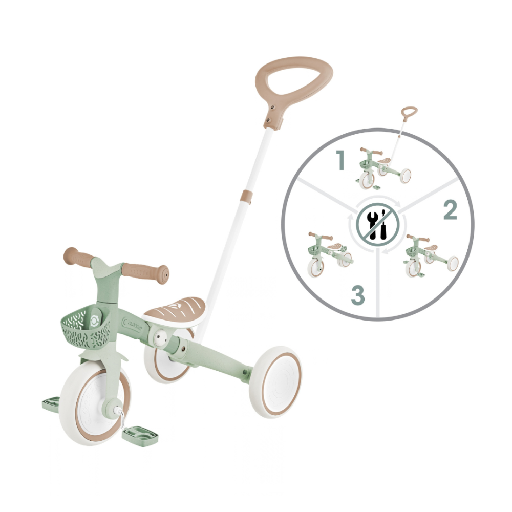 Triciclo Evolutivo Globber 3 en 1 Plus Pistachio (vista de detalle 8)