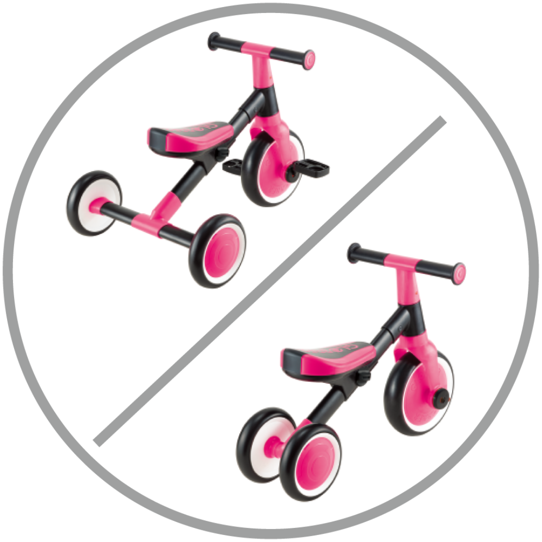 Triciclo de aprendizaje Globber Fuchsia (vista de detalle 9)