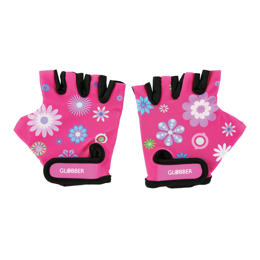 Guantes Estampados para niños 2+Rosado Flowers