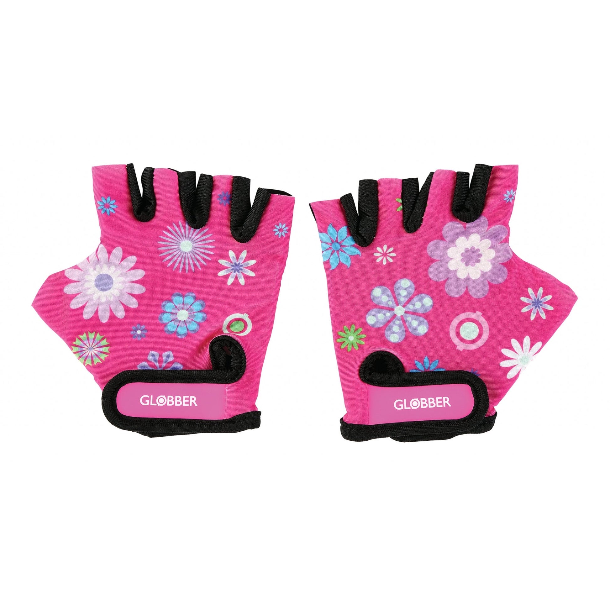 Guantes Estampados para niños 2+Rosado Flowers